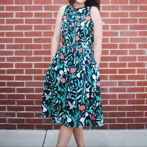 Kate Spade-Jardin Poplin Dress